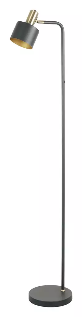 Lattiavalaisin Harju E27 musta/harjattu - Lattiavalaisimet - 6438140440075 - 1