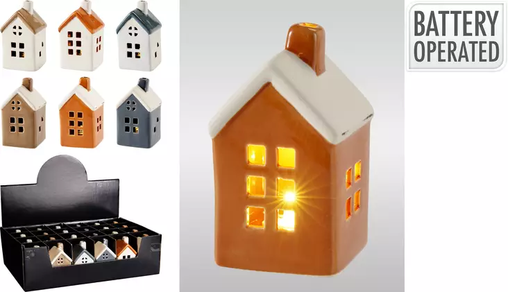 Led-talo 9cm - Sisustusesineet - 8721461008085 - 1
