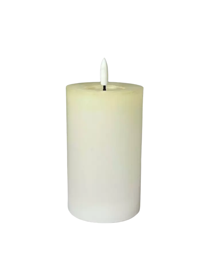 Led 3D kynttilä 12,5cm ajastimella - Led-kynttilät - 6438159958035 - 1