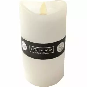 Led kynttilä lepattava liekki 7,5x15cm - Led-kynttilät - 8721037620475 - 1