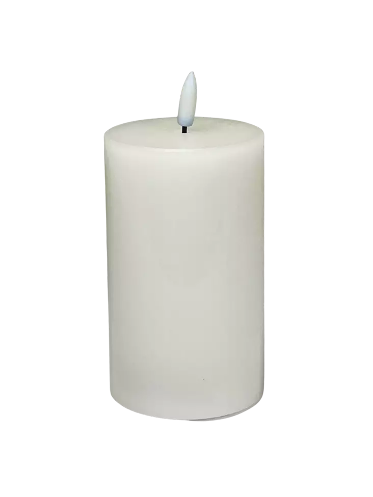 Led vakakynttilä 3D välkkyvä 12,5CM - Led-kynttilät - 6438159292115 - 1