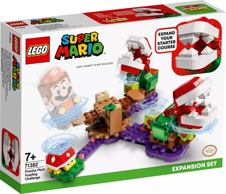 LEGO Super Mario 71382 Piraijakasvin pulmallinen haaste -laajennussarja - Legot - 5702016913255 - 1