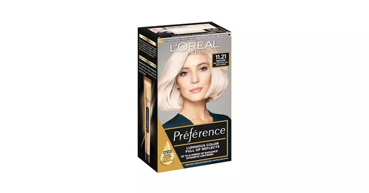 L'Oréal Paris Préférence kestoväri Le Blonding 11.21 Ultra Light Extra Light Cool Crystal Blonde - Hiusvärit - 3600523018185 - 1