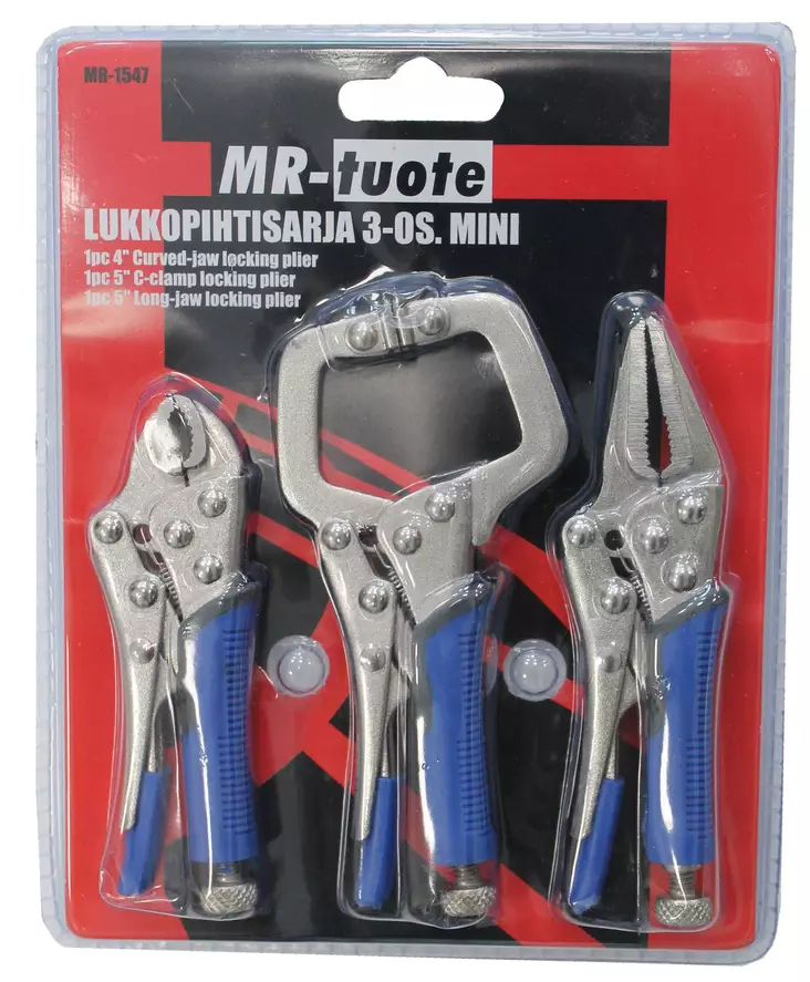 Lukkopihtisarja 3-os. mini - Muut pihdit - 6430032153315 - 1