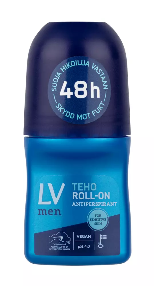 LV Men 50ml Teho Deo roll-on 48h - Miesten deodorantit - 6414505177275 - 1
