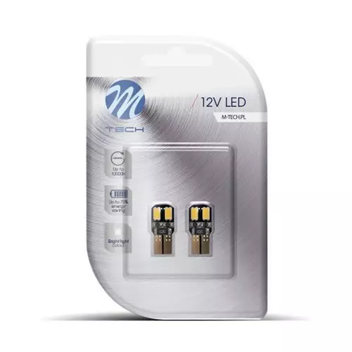 Led Basic W5W valk. W2.1x9.5d Canbus - Led ajovalot ja polttimot - 5901508512505 - 1