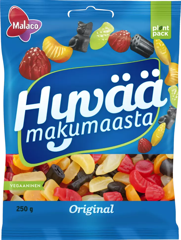 Malaco Hyvää makumaasta 250g - Karkit - 6420256016305 - 1