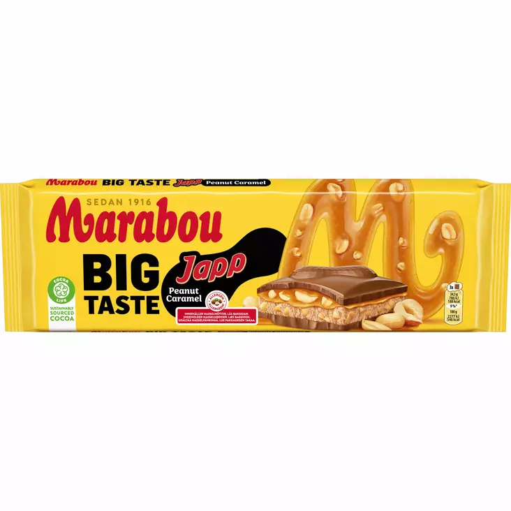 Marabou Japp peanut caramel 276g - Suklaat - 7622210712035 - 1