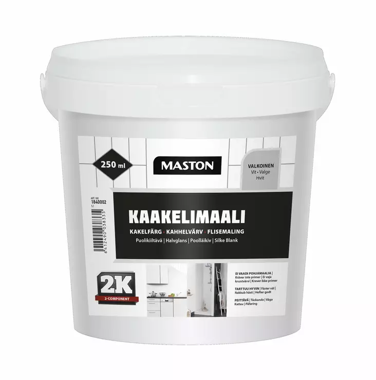 MASTON KAAKELIMAALI VALKOINEN - Maalit - 6412490038335 - 2