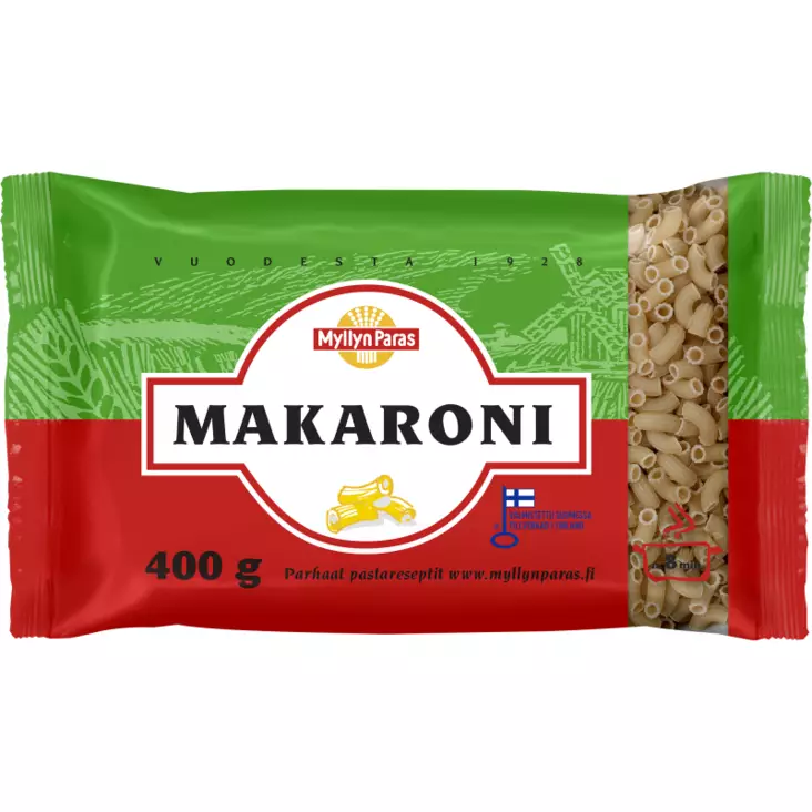 Myllyn Paras Makaroni 400g - Pastat - 6417700050725 - 1