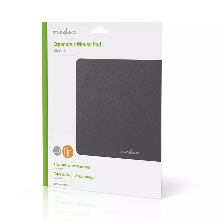Nedis ohut hiirimatto 240 x 190 x 0,4mm - Muut tietokonetarvikkeet - 5412810304455 - 1