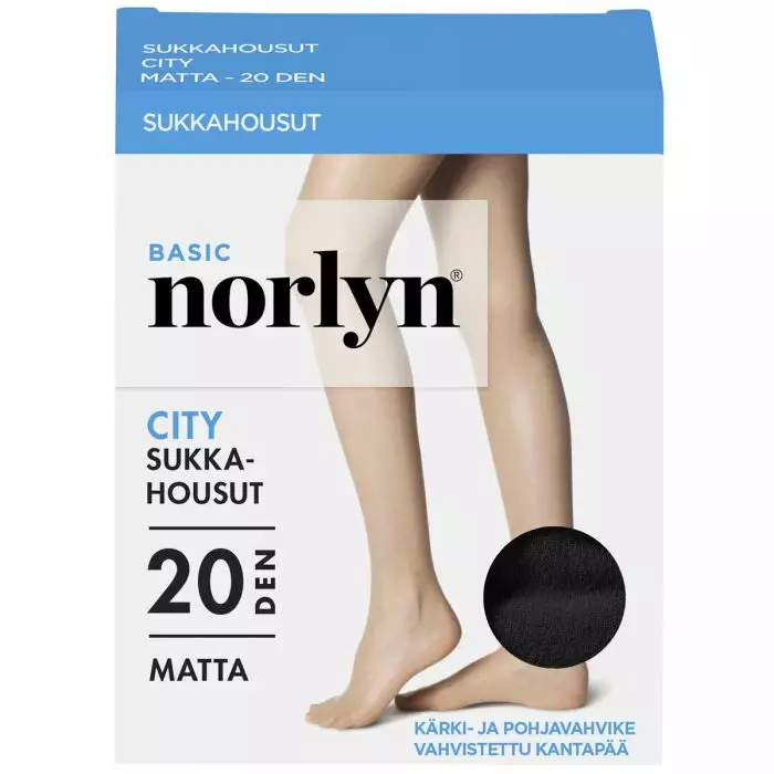 Norlyn Basic City sukkahousut 20den smoke 40-44 - Naisten sukat ja sukkahousut - 7028413005095 - 1