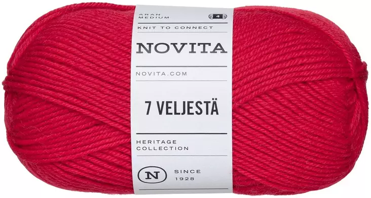 Novita Lanka 7 Veljestä 100g joulu 549 - Langat - 6412618202815 - 1