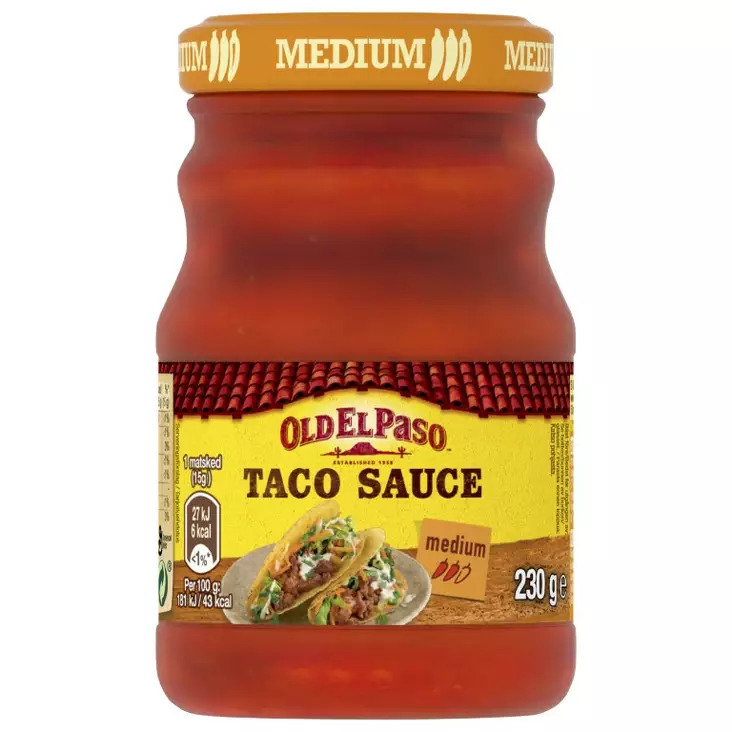 Old El Paso taco sauce medium 230g - Texmex-kastikkeet - 8410076410115 - 1