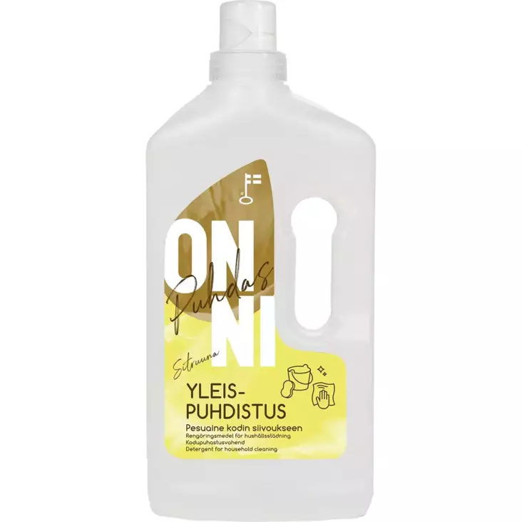 Onni Yleispuhdistusaine 1L Sitruuna - Yleispuhdistusaineet - 6419642204815 - 1