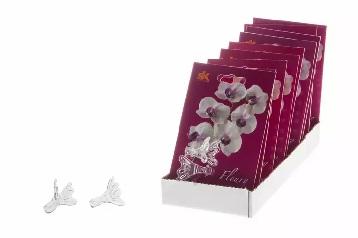 Orkidea klipsit 2kpl/pkt - Kasvien ja pensaiden tuet ja kehikot - 4006063282595 - 1