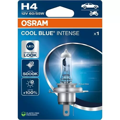 Osram Cool Blue Intense Next Gen 12V H4 Polttimo - Halogen ajovalot ja polttimot - 4062172395625 - 1