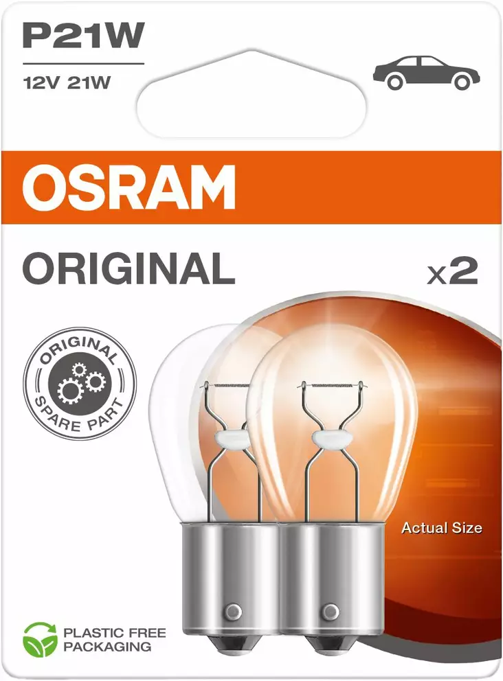Osram P21W 12V Polttimo - Halogen ajovalot ja polttimot - 4062172396325 - 1