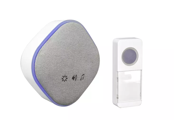 Ovikello langaton 230V valkoinen - Muut sähkötarvikkeet - 6438140998415 - 1