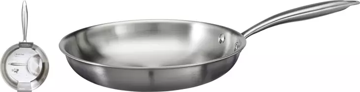 Paistinpannu teräs 24cm - Paistinpannut - 8721037846455 - 1