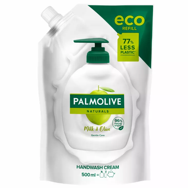 Palmolive Milk&Olive täyttöpussi 500ml - Nestesaippuat - 8003520039545 - 1