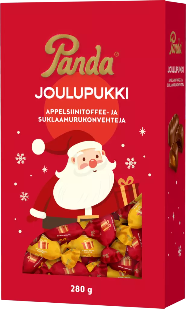 Panda joulupukku suklaakonvehti 280G - Joulumakeiset - 6412500440165 - 1
