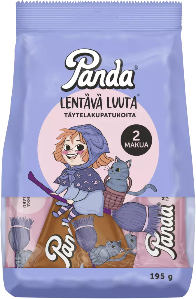 Panda lentävä luuta lakritsi 192g - Karkit - 6412500070805 - 1