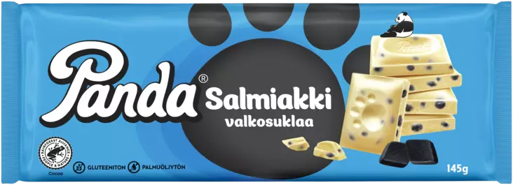 Panda salmiakki valkosuklaa 145g - Suklaat - 6412500002615 - 1