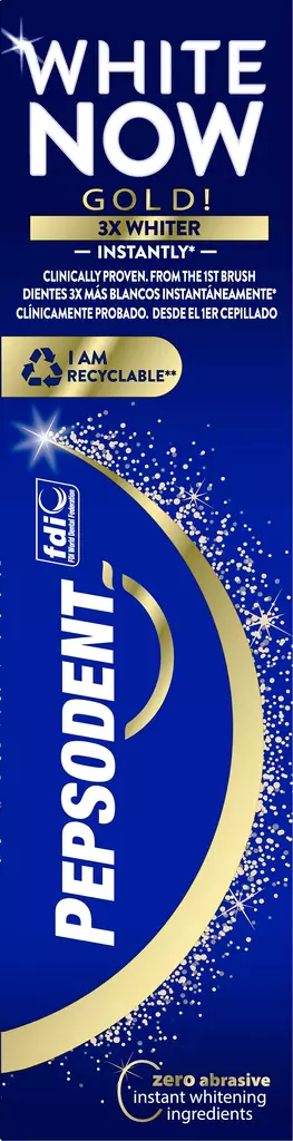 Pepsodent White Now Gold hammastahna 75m - Hammastahnat - 8712561056625 - 1