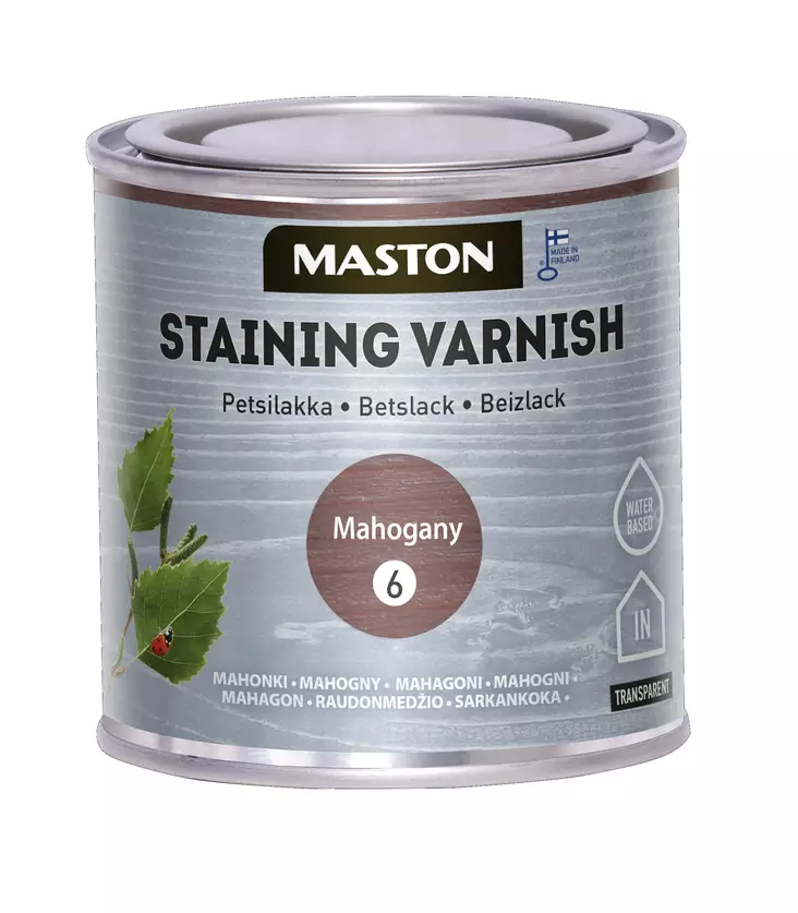 Petsilakka 250ml 6 Mahonki - Maalit - 6412490003555 - 2