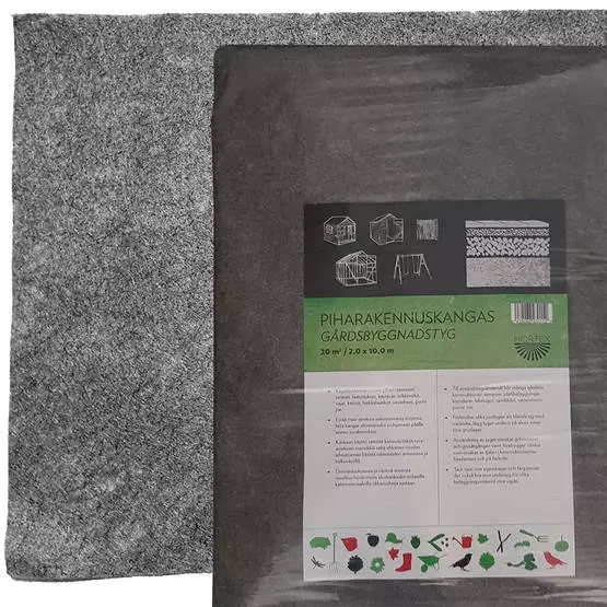 Piharakennuskangas 10m2 2x5m - Piha- ja rakennuskangas - 6430068430145 - 1