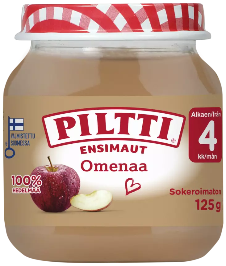 Piltti ensimaut omenaa 4kk - Lasten ruoka ja juoma - 7613035709775 - 1