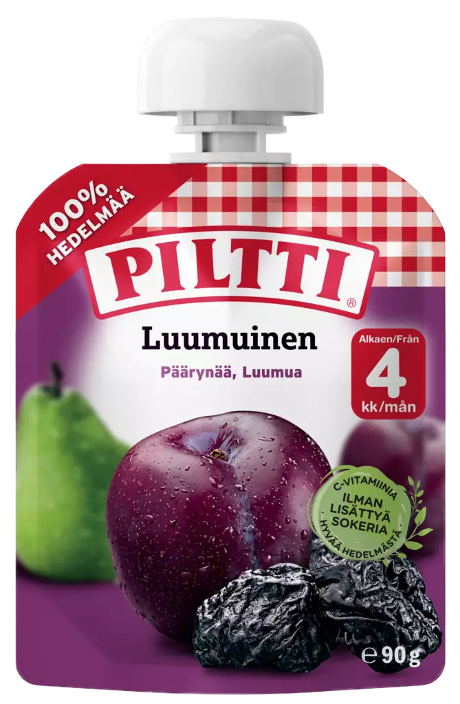 Piltti Luumuinen 90G 4kk - Lasten ruoka ja juoma - 7613035251335 - 1