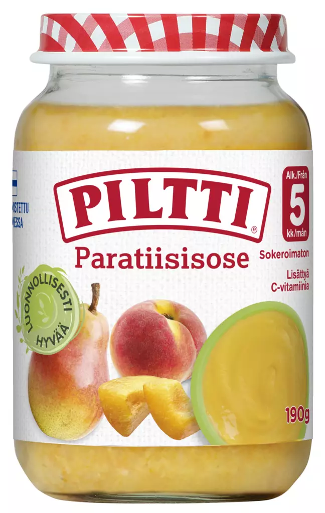 Piltti Paratiisisose 190g 5kk - Lasten ruoka ja juoma - 7613037126785 - 1