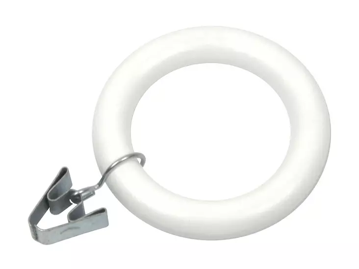 Pisla 37/55mm puinen verhorengas 10kpl - Verhotangot ja verhotarvikkeet - 6417012001255 - 1