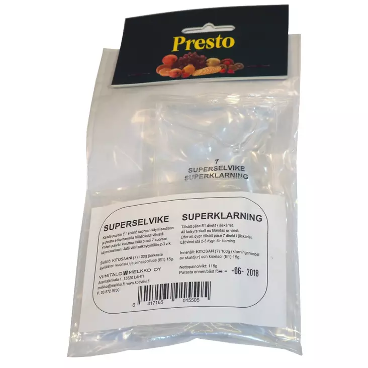 Presto superselvikepakkaus 115g - Juomien valmistus ja makuaineet - 6417165015505 - 1