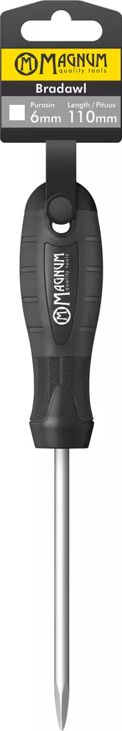 Purasin neliökärjellä 6/110mm - Tuurnat,puikot ja meistit - 6418868229145 - 1