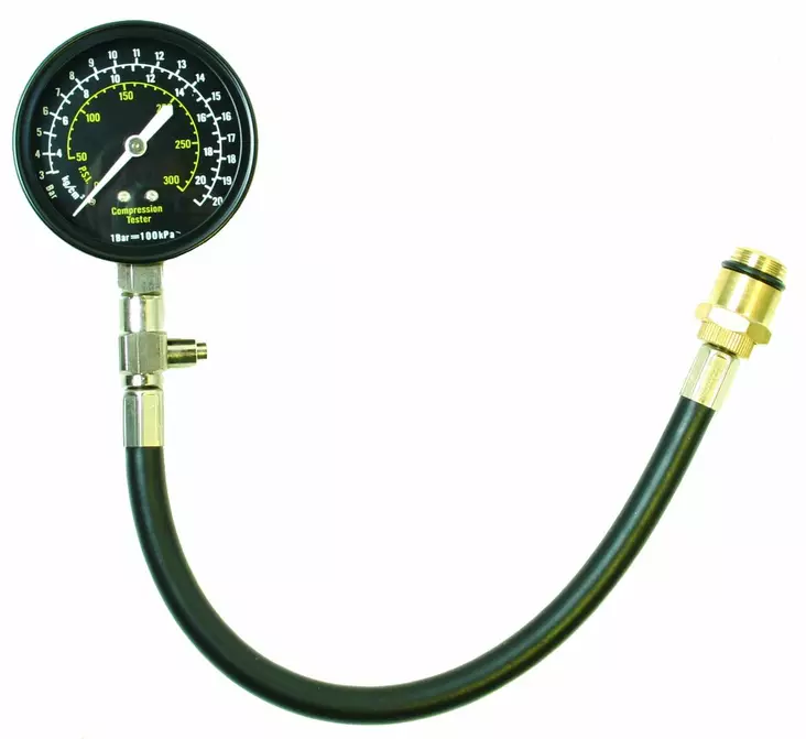 Puristuspainemittari letkulla - Huoltotyökalut - 6417196578475 - 1