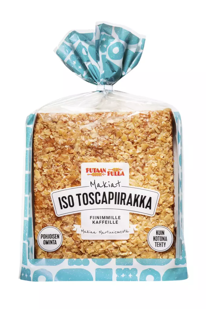 PutaanPulla iso toscapiirakka 600g - Elintarvikkeet - 6411090040595 - 1