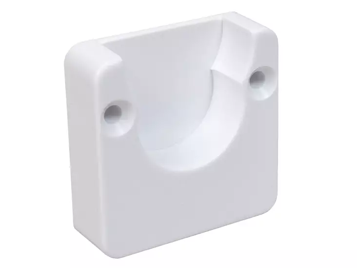 Putkenkannatin 712 muovi - Kalustehelat - 6414671020085 - 1