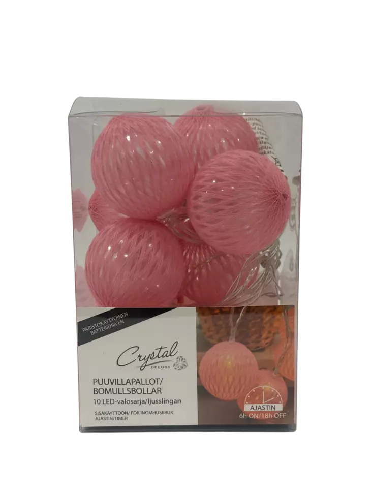 Puuvillapallot led - Jouluvalot - 6438506002985 - 1