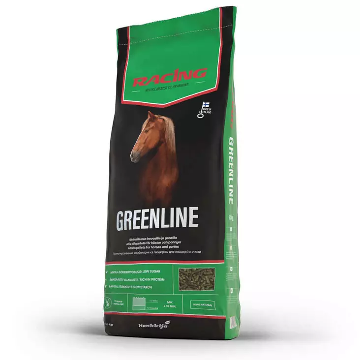 Racing Greenline 20kg - Hevosen ja hiehon rehut - 6417679046415 - 1