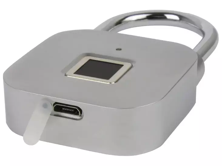 Riippulukko sormenjälkitunnistimella - Lukot,lukitus ja nivelsalvat - 6414676011255 - 1