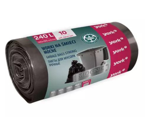 Roskapussit strong 240l 10kpl - Jätesäkit - 5903355007265 - 1