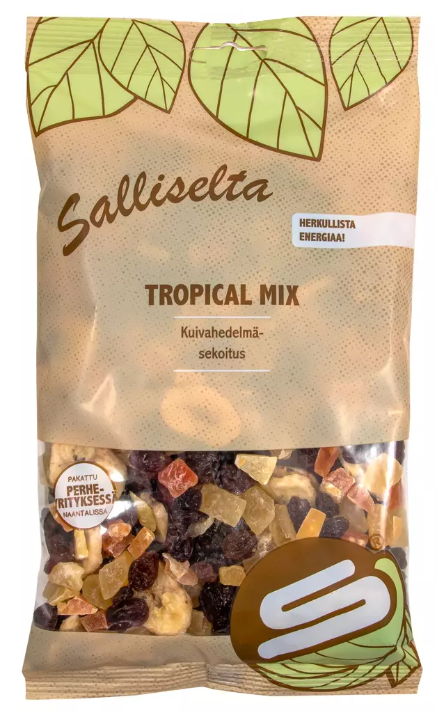 Sallisen Tropical mix 400g - Pähkinät ja kuivatut hedelmät - 6436501018215 - 1