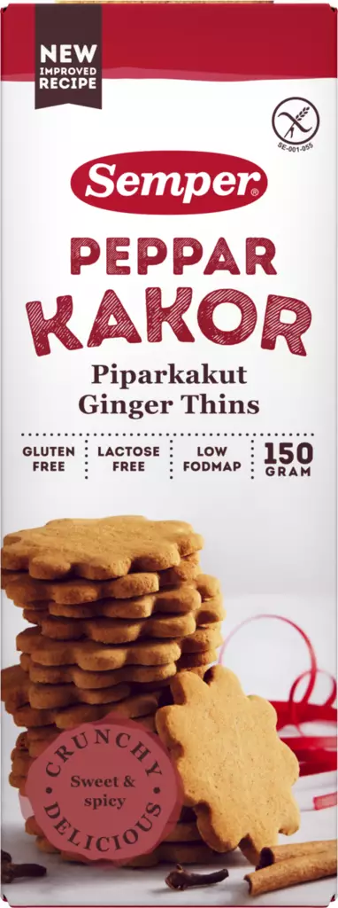 SEMPER PIPARKAKKU 150G GLUTEENITON - Kissat - 7310100565235 - 1