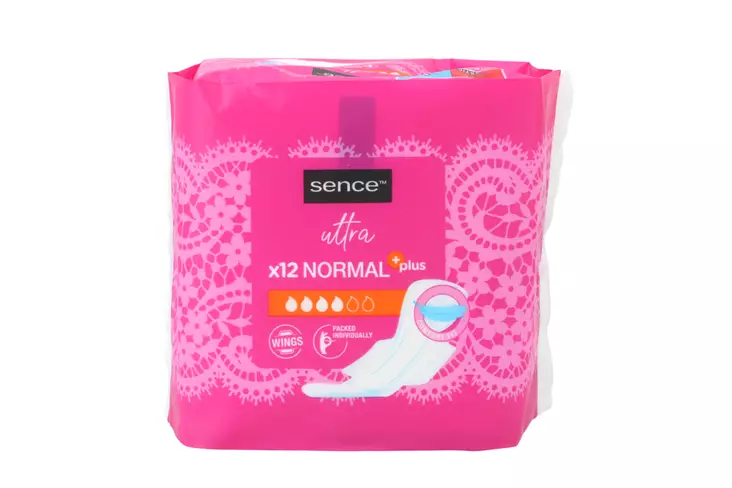 Sence terveysside normal plus 12kpl - Pikkuhousunsuojat ja siteet - 8718692411555 - 2