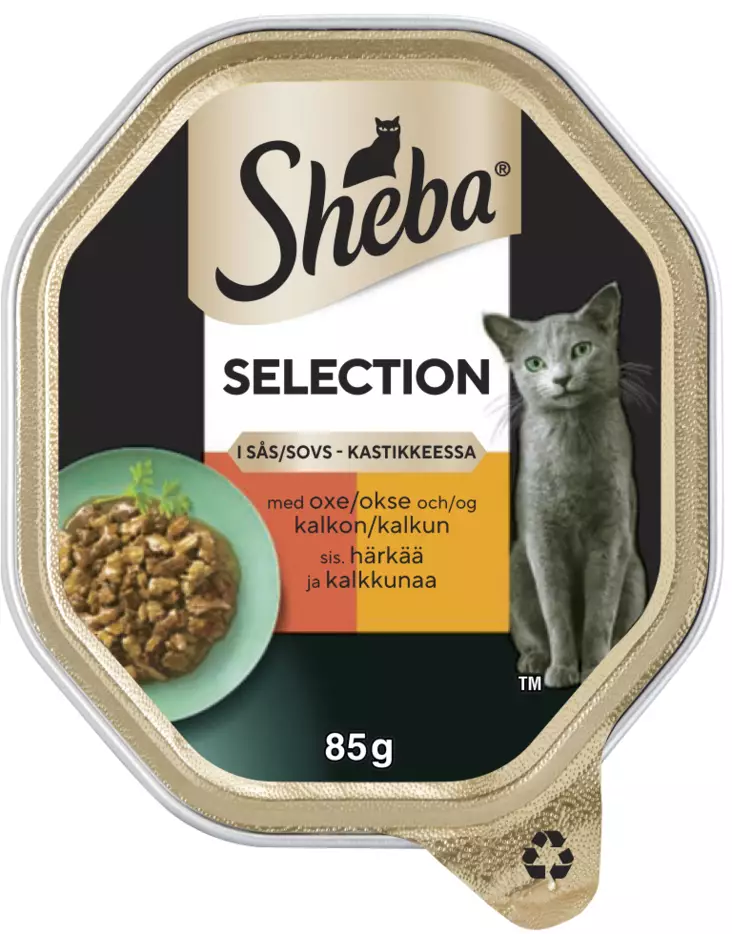 Sheba Selection Härkä ja Kalkkuna 85g - Kissan märkäruoat - 3065890122475 - 1