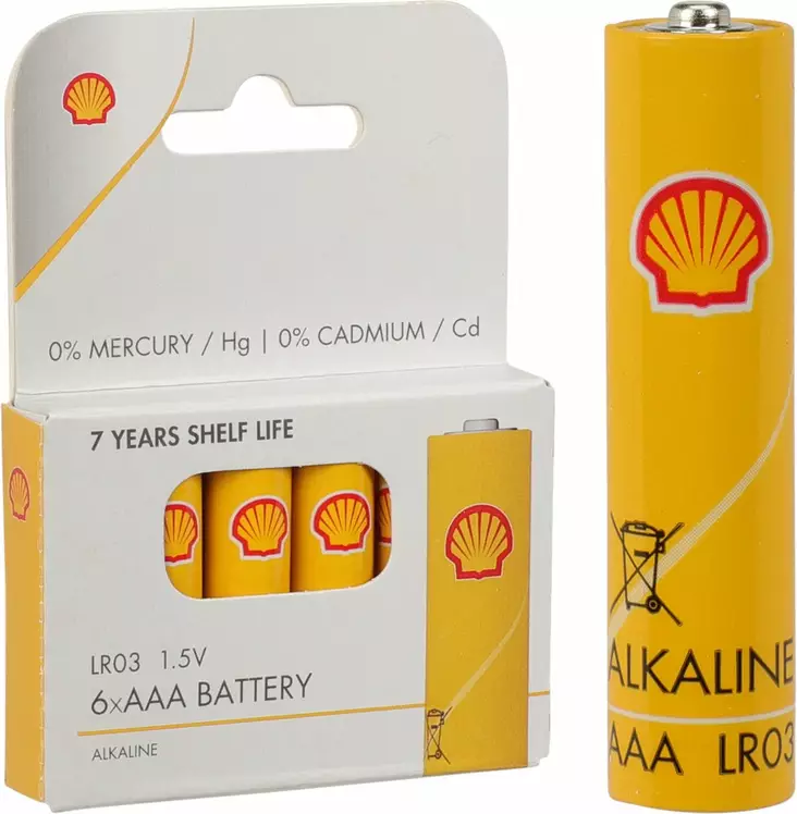 Shell Alkaaliparisto AAA 6kpl - Sormiparistot - 8720573483155 - 1