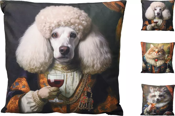 Sisustustyyny Eläinpainatus 45x45cm - Koristetyynyt - 8721037563925 - 1